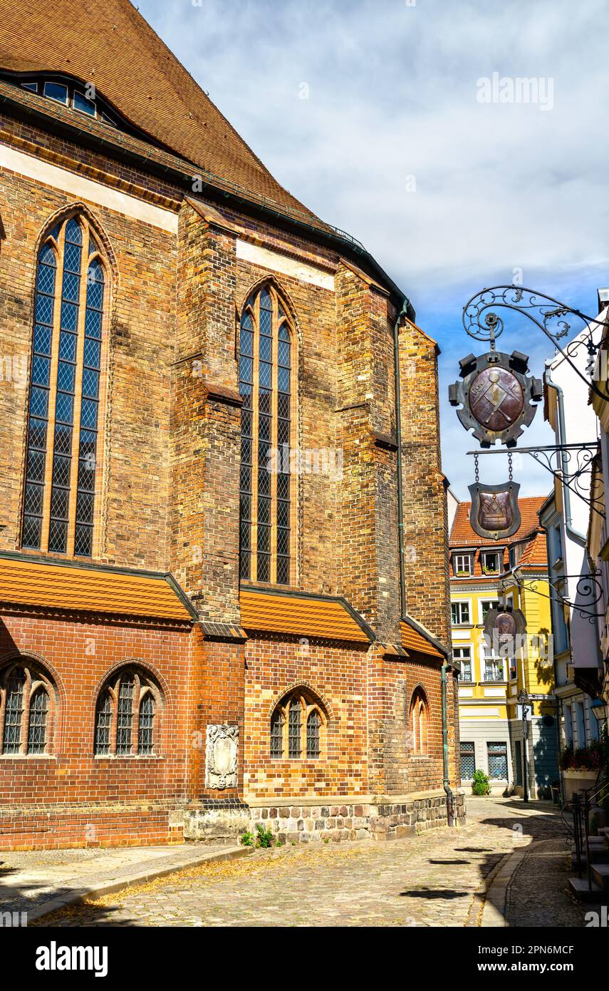St. Nicholas Church, the oldest church in Berlin, Germany Stock Photo