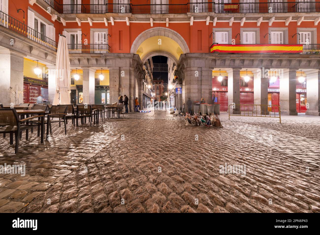 Plaza mayor night view hi-res stock photography and images - Alamy