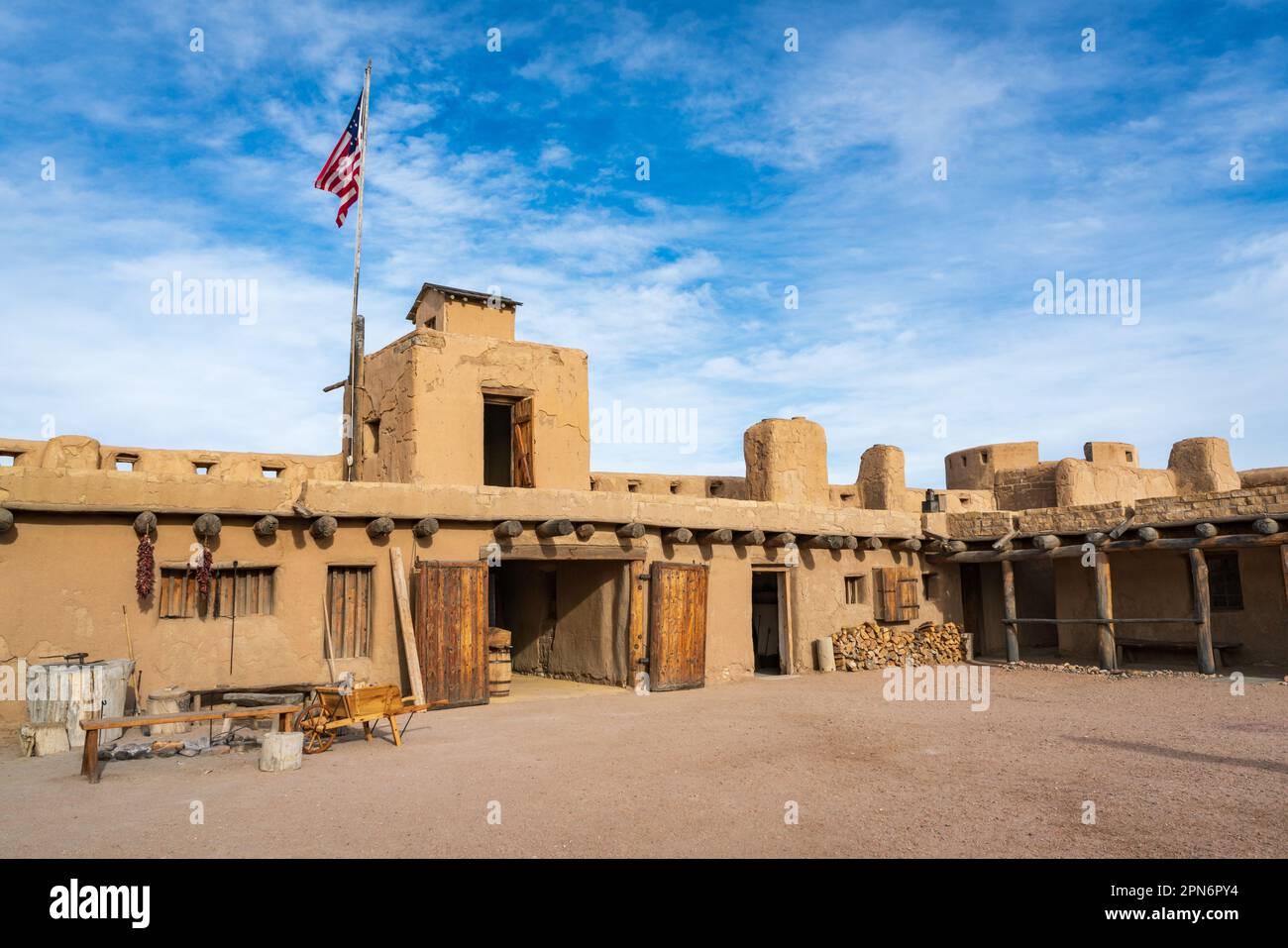 Bent's Old Fort National Historic Site in Colorado Stock Photo Alamy