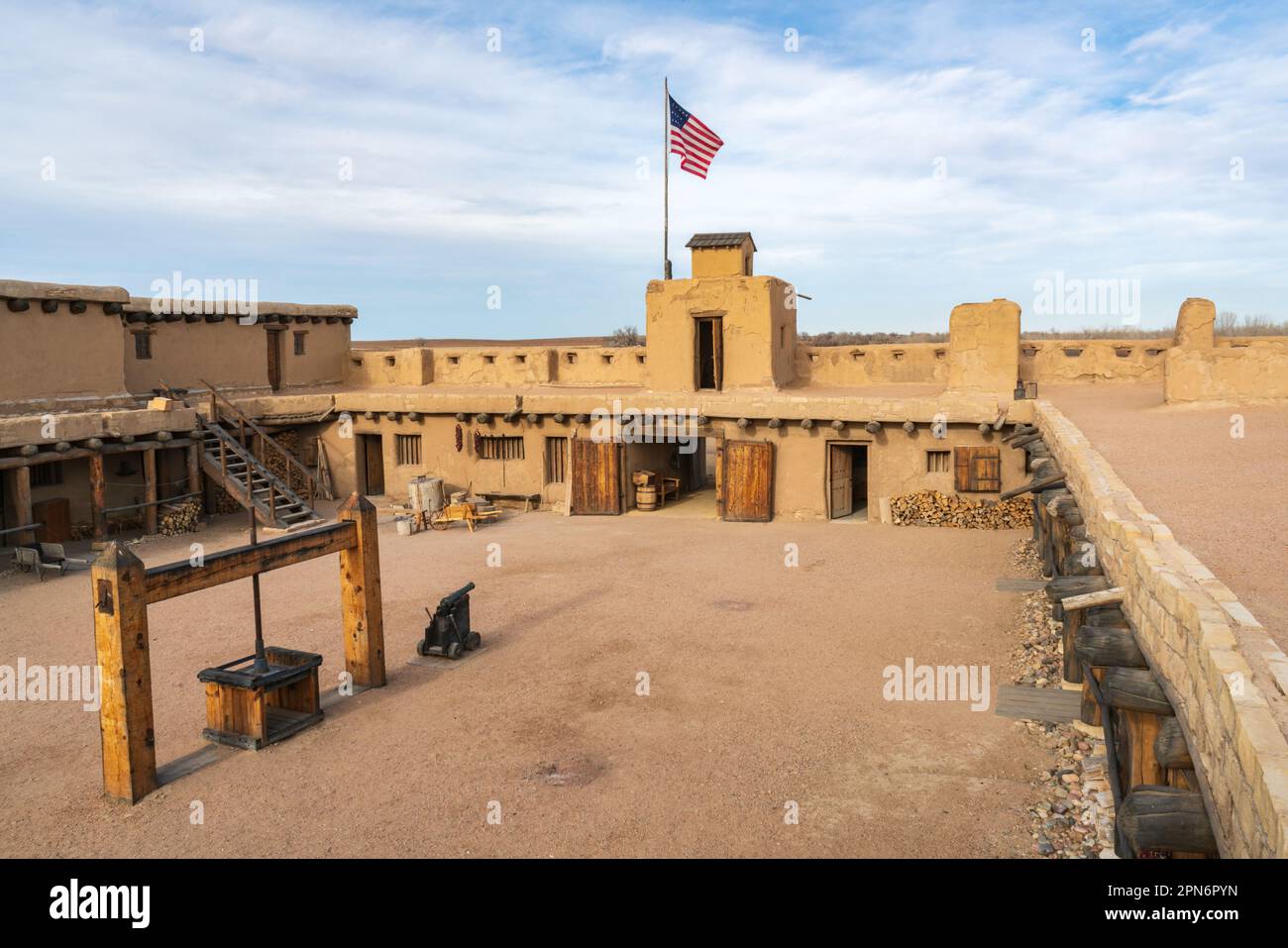 Bent's Old Fort National Historic Site in Colorado Stock Photo - Alamy