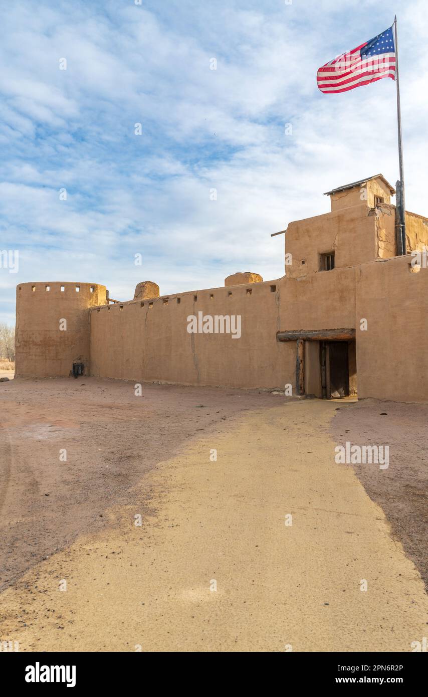 Bent's Old Fort National Historic Site in Colorado Stock Photo Alamy