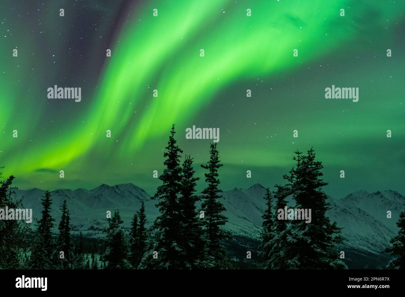 Palmer alaska aurora borealis northern hires stock photography and