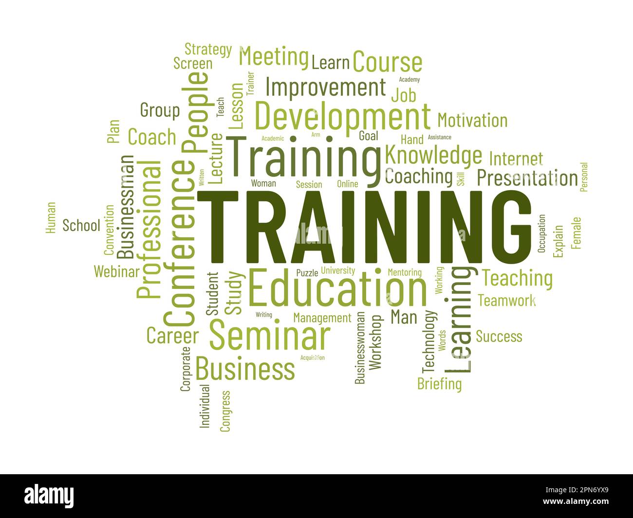 Word cloud background concept for Training. Professional career ...