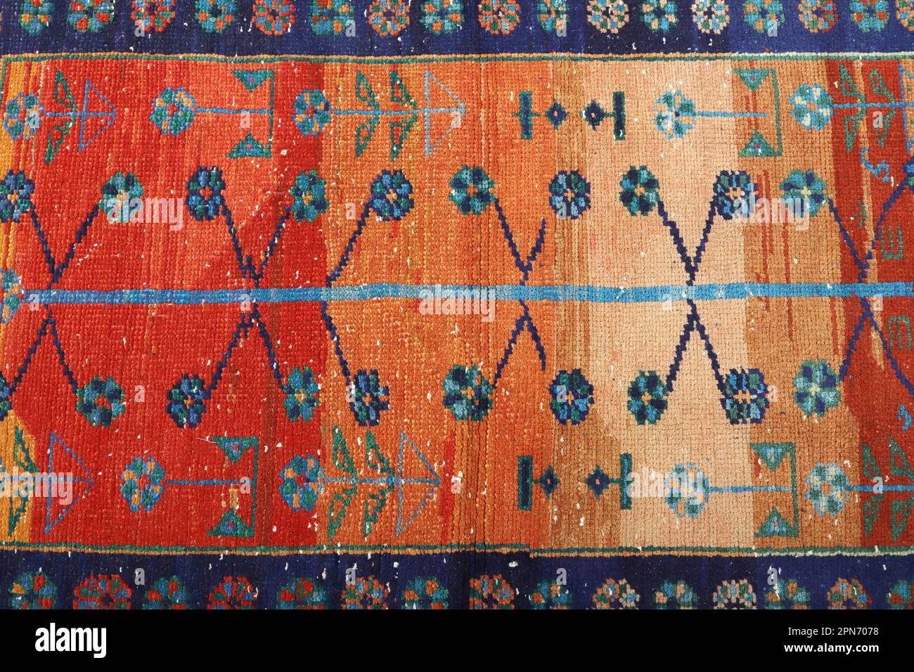 Textures and patterns in color from woven carpets Stock Photo Alamy