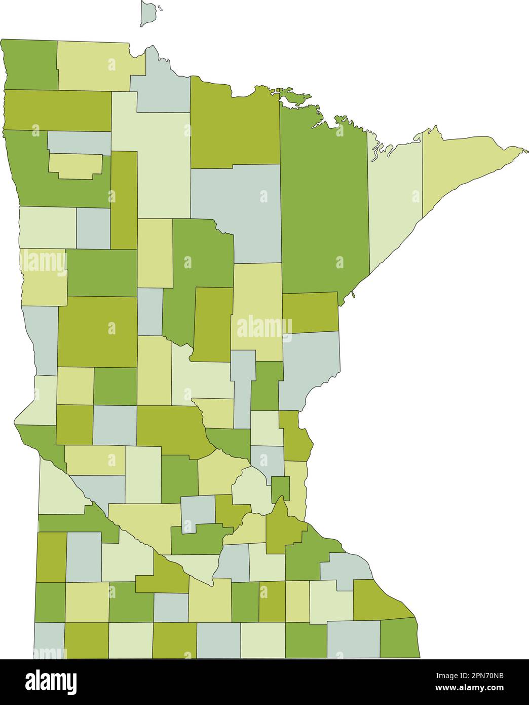 Highly Detailed Editable Political Map With Separated Layers Minnesota Highly Detailed Editable Political Map With Separated Layers Minnesota 2PN70NB