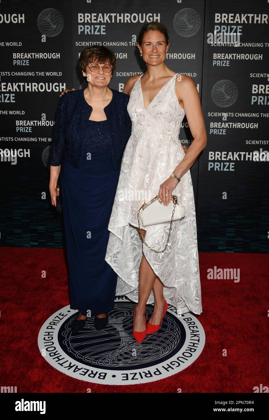 Los Angeles, California, USA. 15th Apr, 2023. (L-R) Dr. Katalin Kariko and Zsuzsanna Francia attend the Ninth Breakthrough Prize Ceremony at Academy Museum of Motion Pictures on April 15, 2023 in Los Angeles, California. Credit: Jeffrey Mayer/Jtm Photos,/Media Punch/Alamy Live News Stock Photo