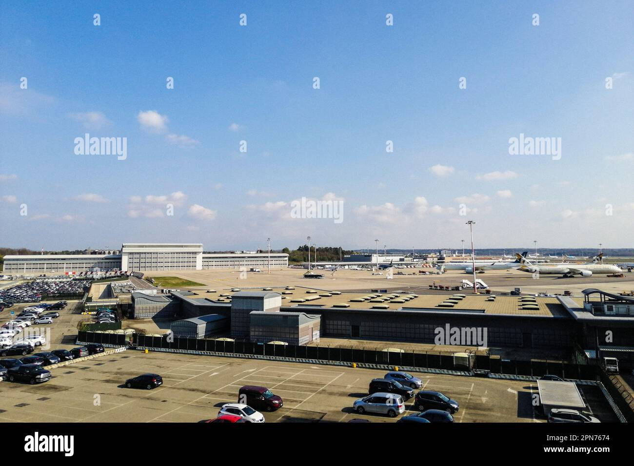 Italy, Milan, Malpensa airport Stock Photo - Alamy