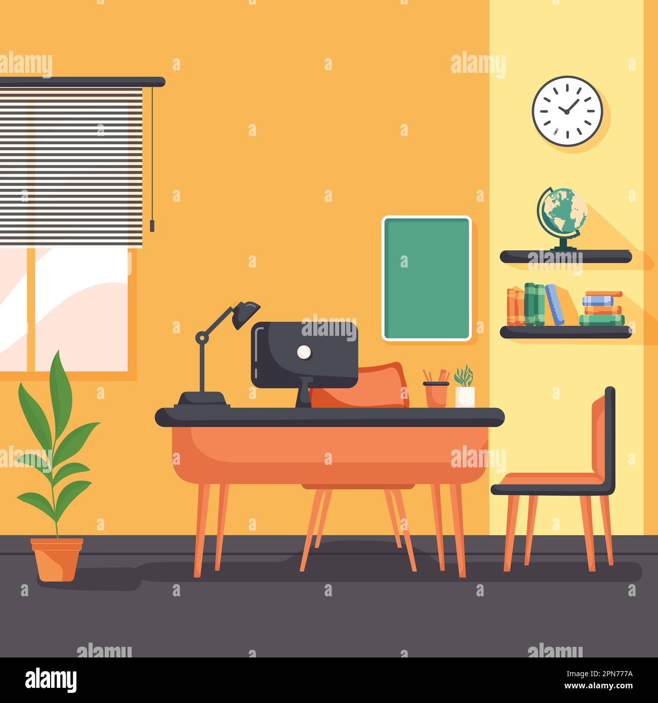 Study room Stock Vector Images - Alamy