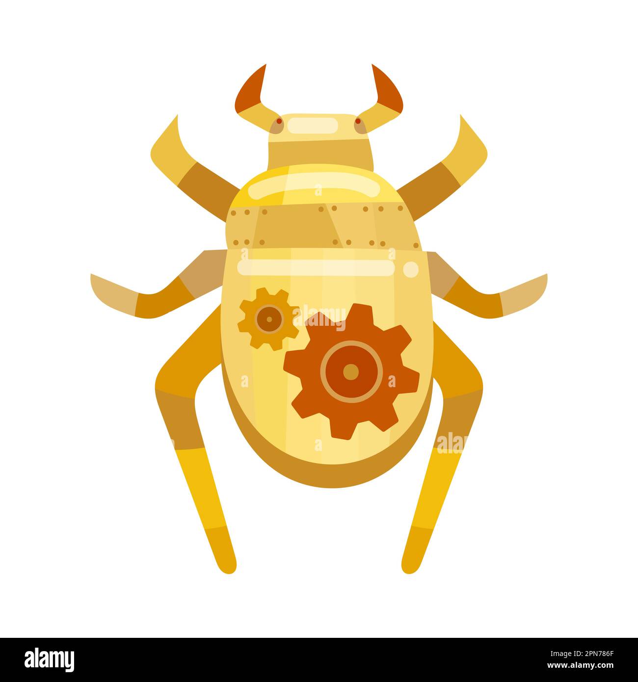 Mechanical bug cartoon illustration Stock Vector Image & Art Alamy