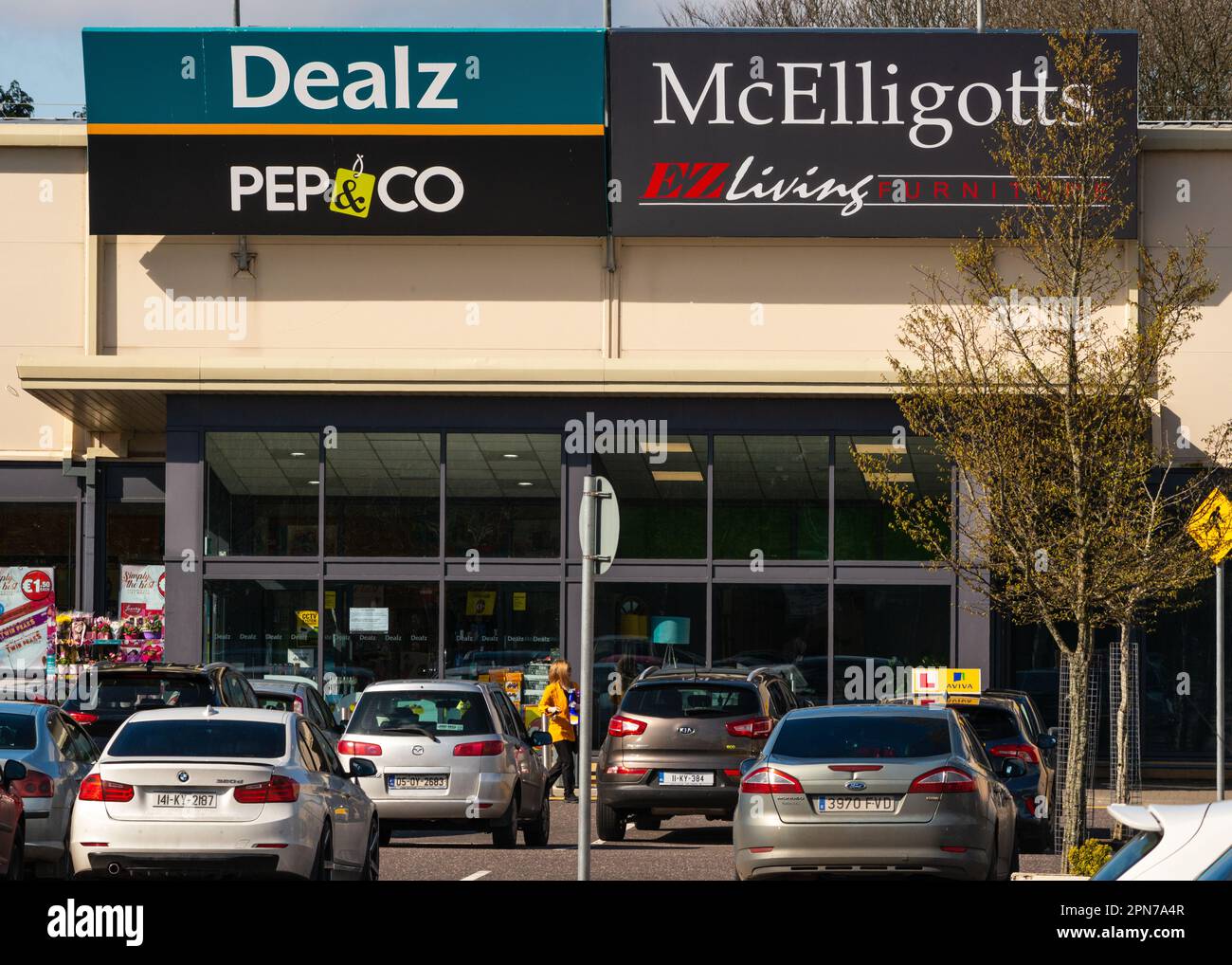Dealz shop store front in DeerPark shopping park centre, Killarney