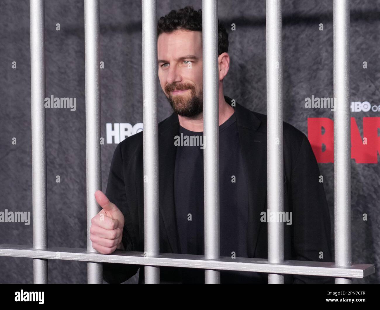 Los Angeles, USA. 16th Apr, 2023. Rightor Doyle arrives at the HBO's BARRY Season 4 Premiere held at the Hollywood Forever Cemetery in Los Angeles, CA on Sunday, ?April 16, 2023. (Photo By Sthanlee B. Mirador/Sipa USA) Credit: Sipa USA/Alamy Live News Stock Photo