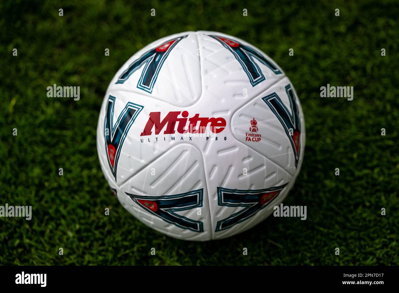 Mitre Pro Delta FA Cup Ball Stock Photo