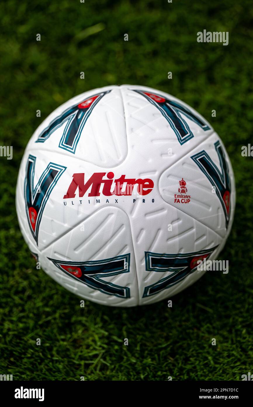Mitre Pro Delta FA Cup Ball Stock Photo