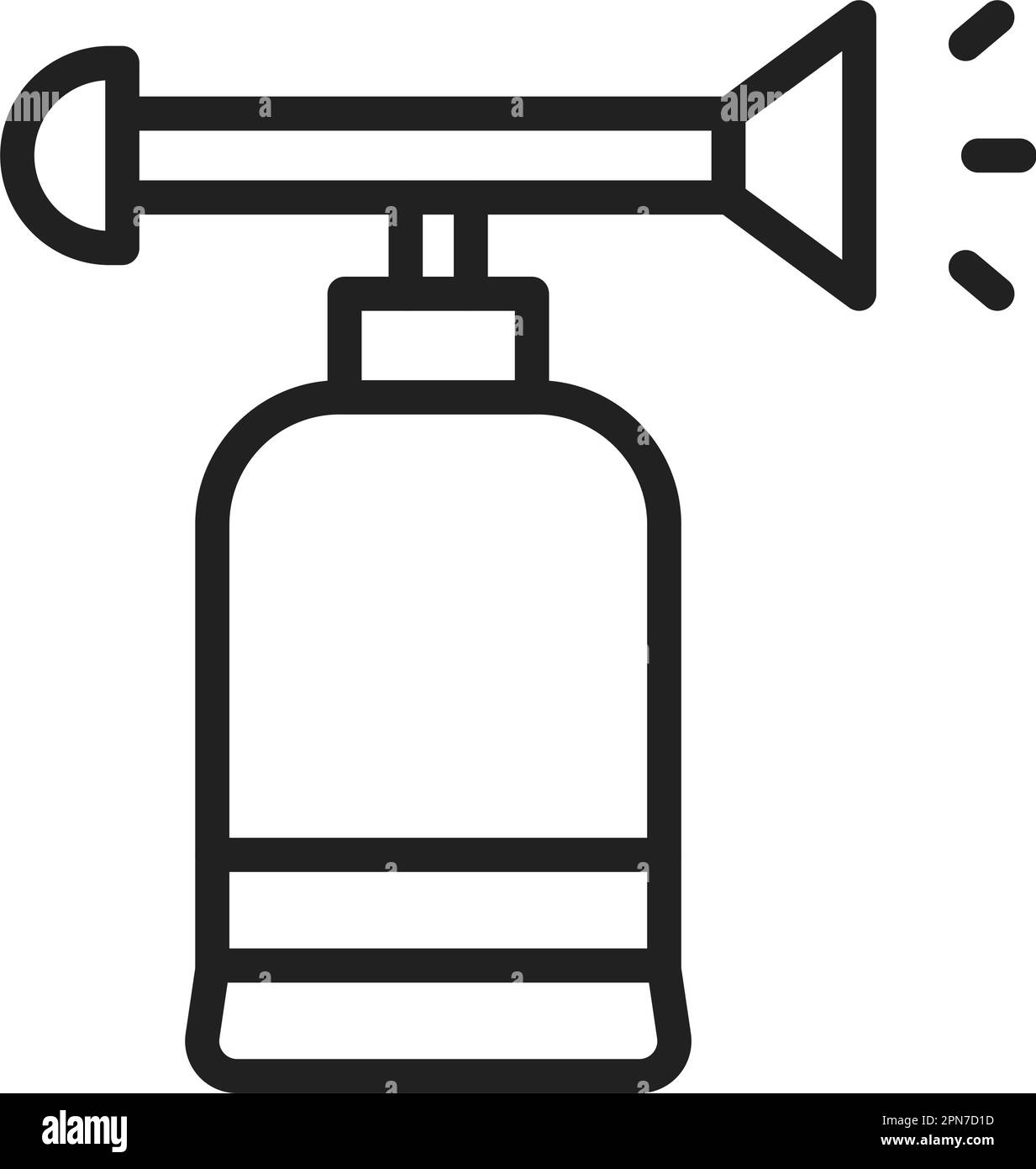 Air Horn icon vector image. Suitable for mobile apps, web apps and print media. Stock Vector