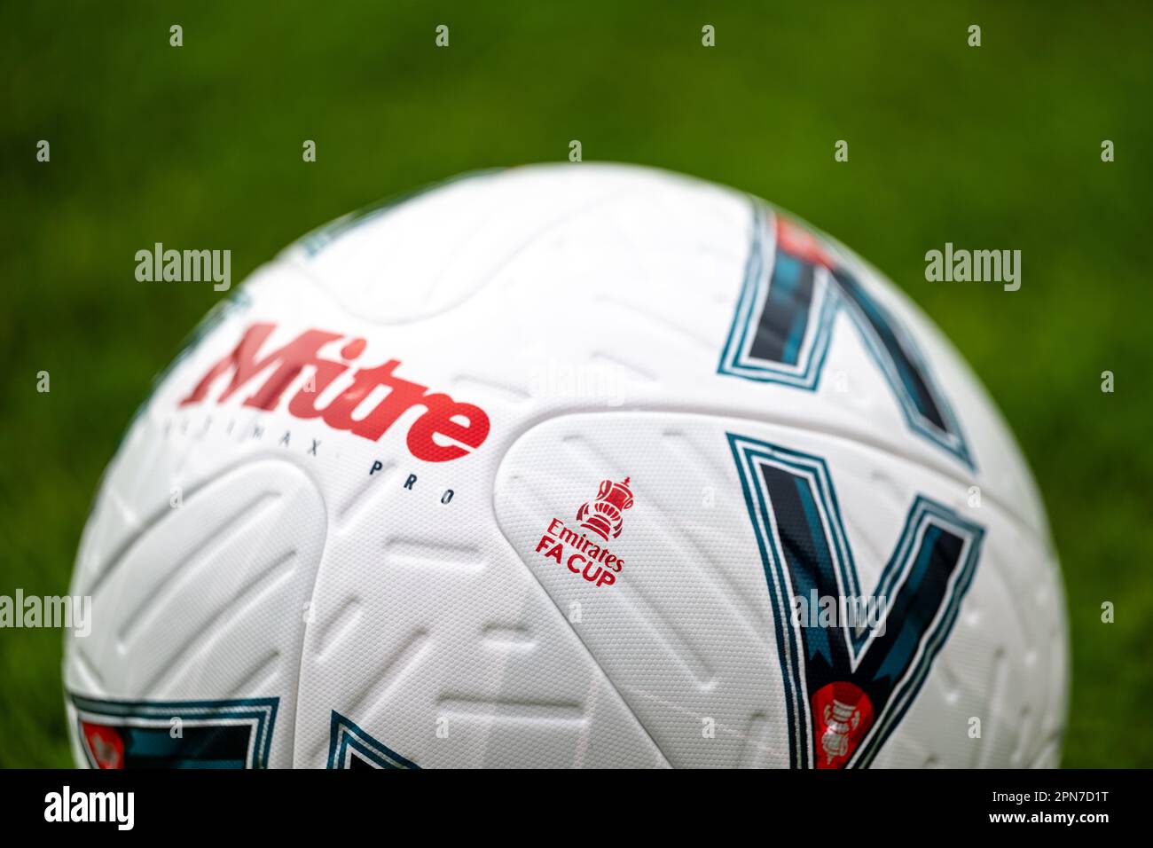 Mitre Pro Delta FA Cup Ball Stock Photo