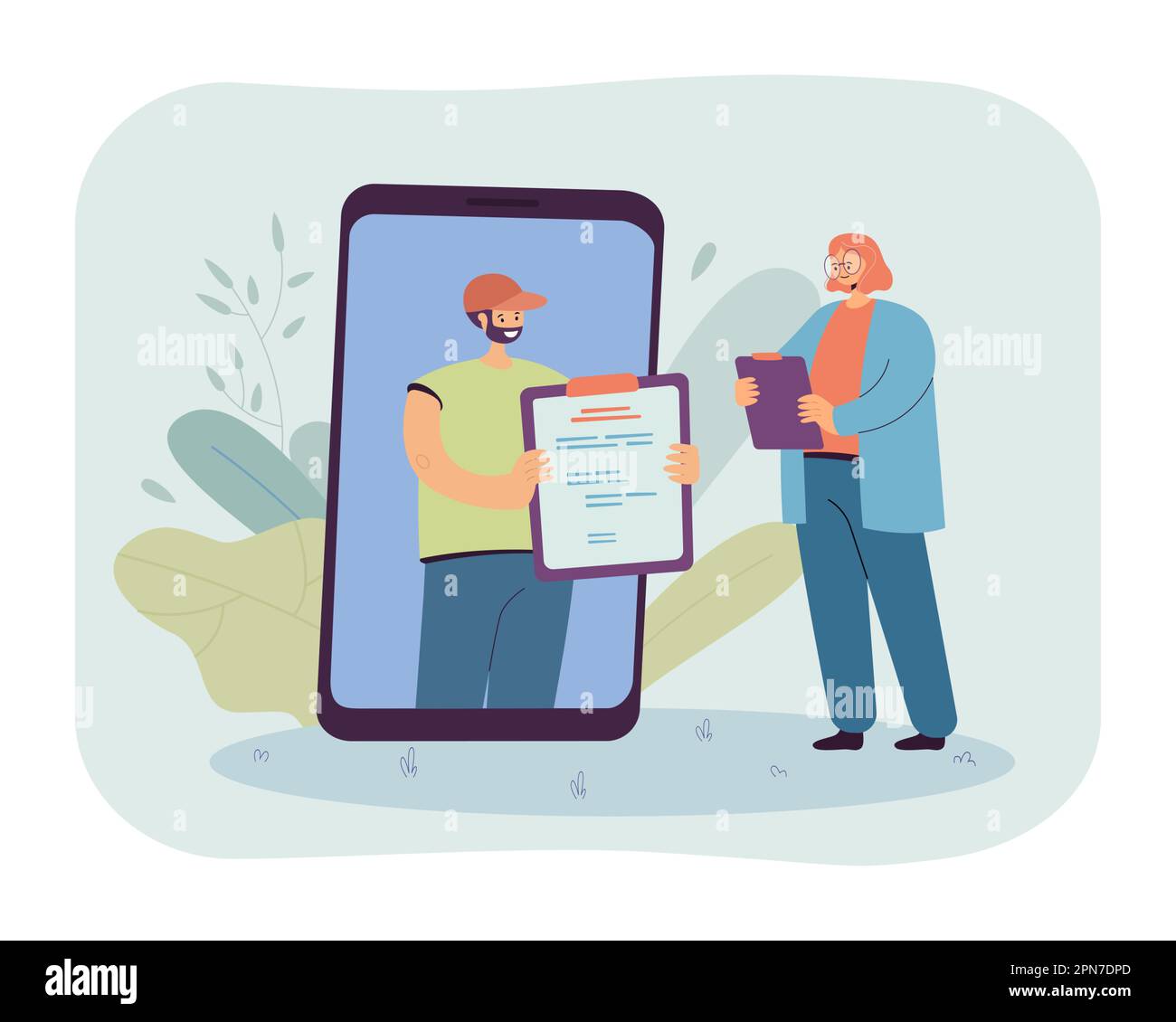 Business technology concept electronic documents Stock Vector Images ...