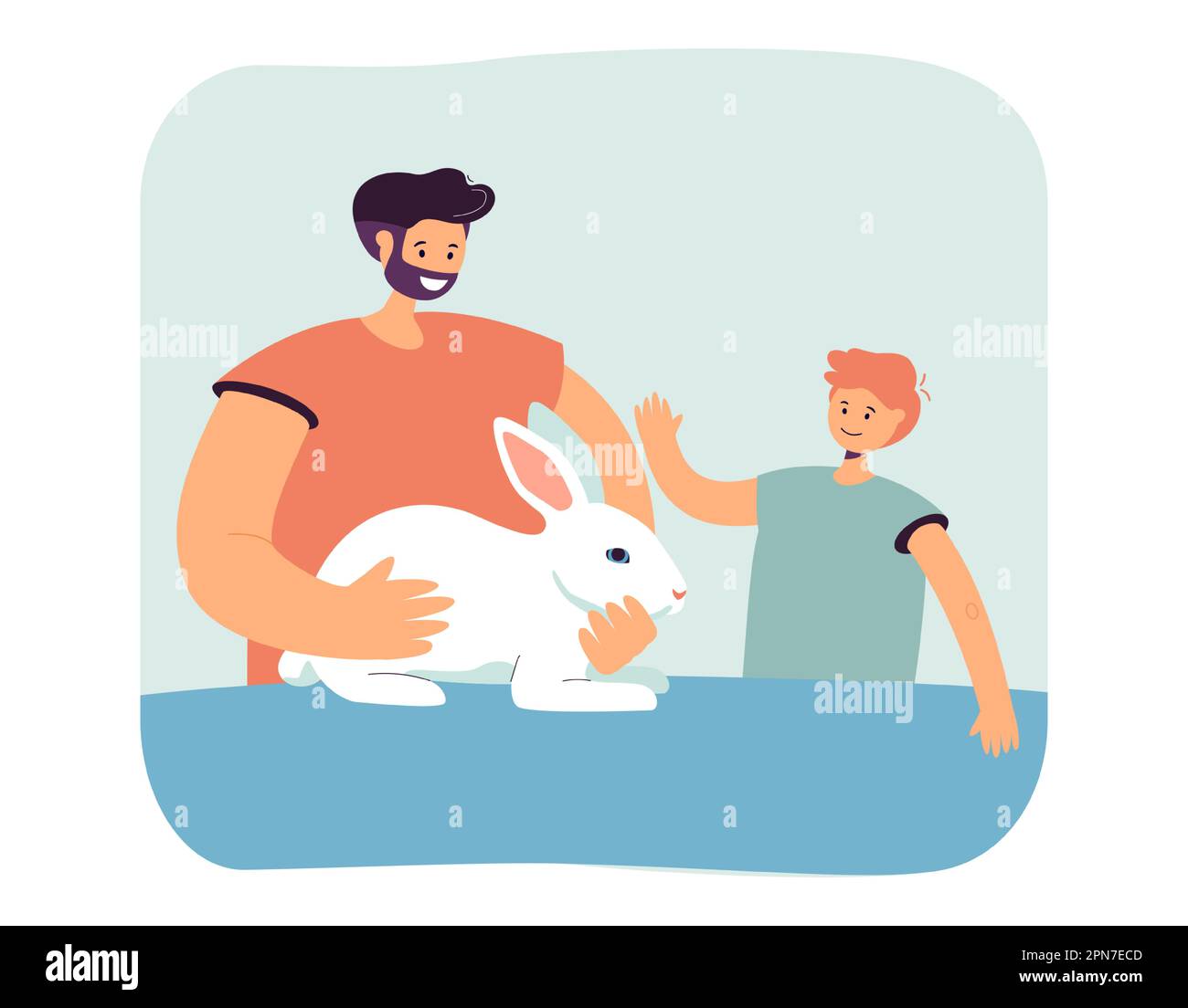 Cartoon illustration boy farmer standing hi-res stock photography and ...