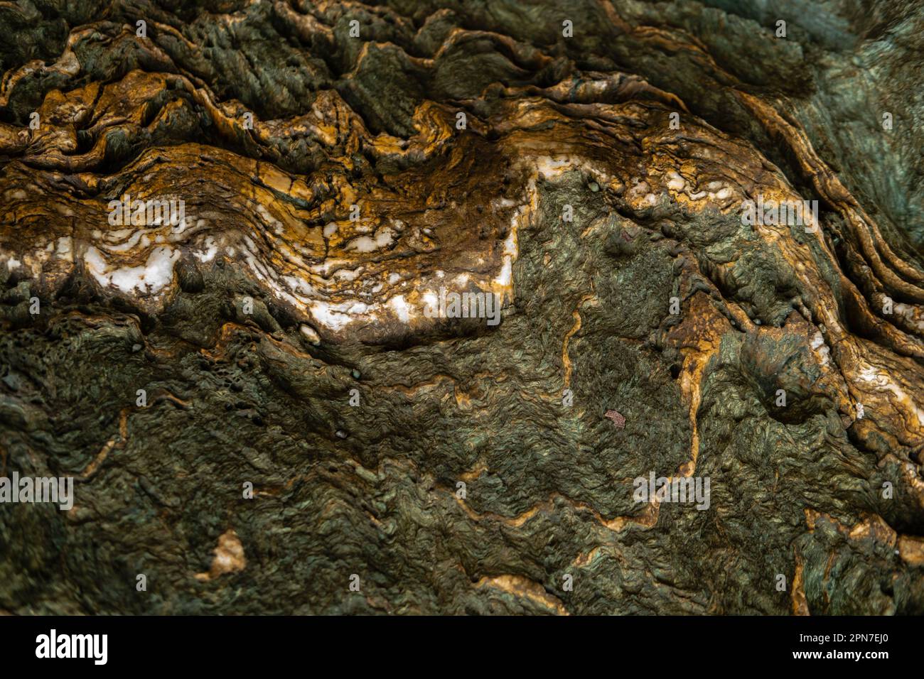 Beautiful stone texture close-up. Natural patterns on stone. Stock Photo