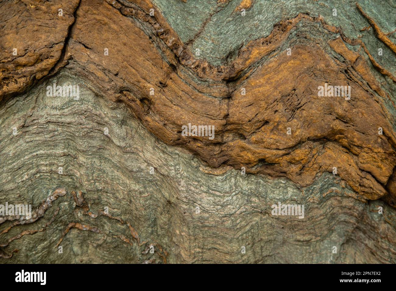 Beautiful stone texture close-up. Natural patterns on stone. Stock Photo