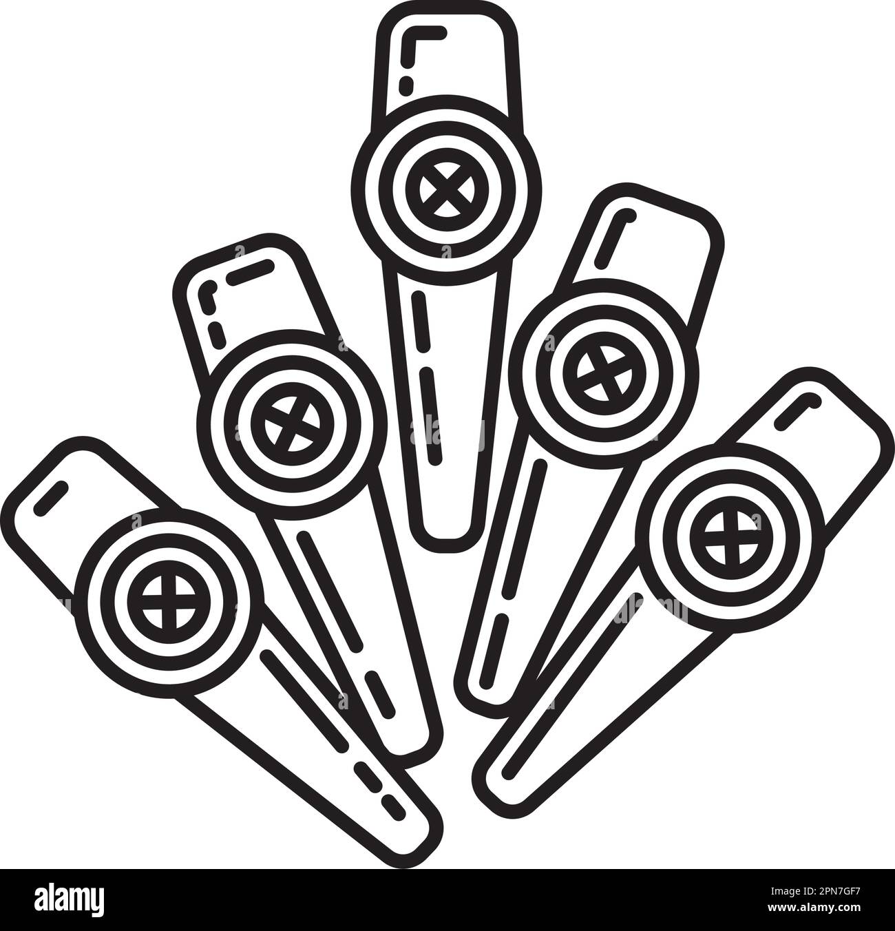 Kazoo Cut Out Stock Images & Pictures - Alamy