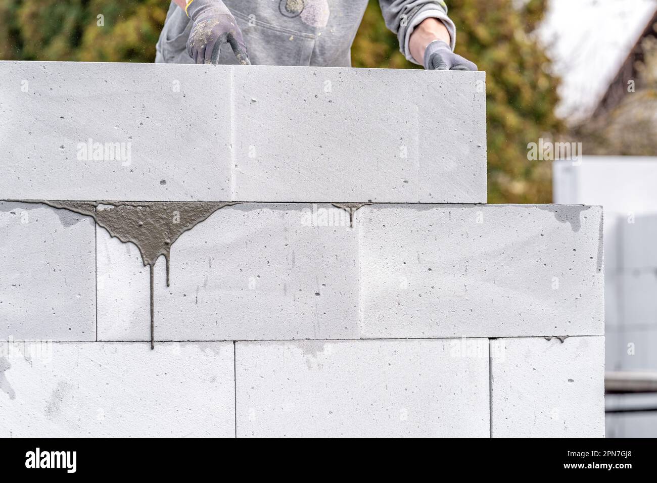 Lightweight concrete blocks hi-res stock photography and images - Alamy