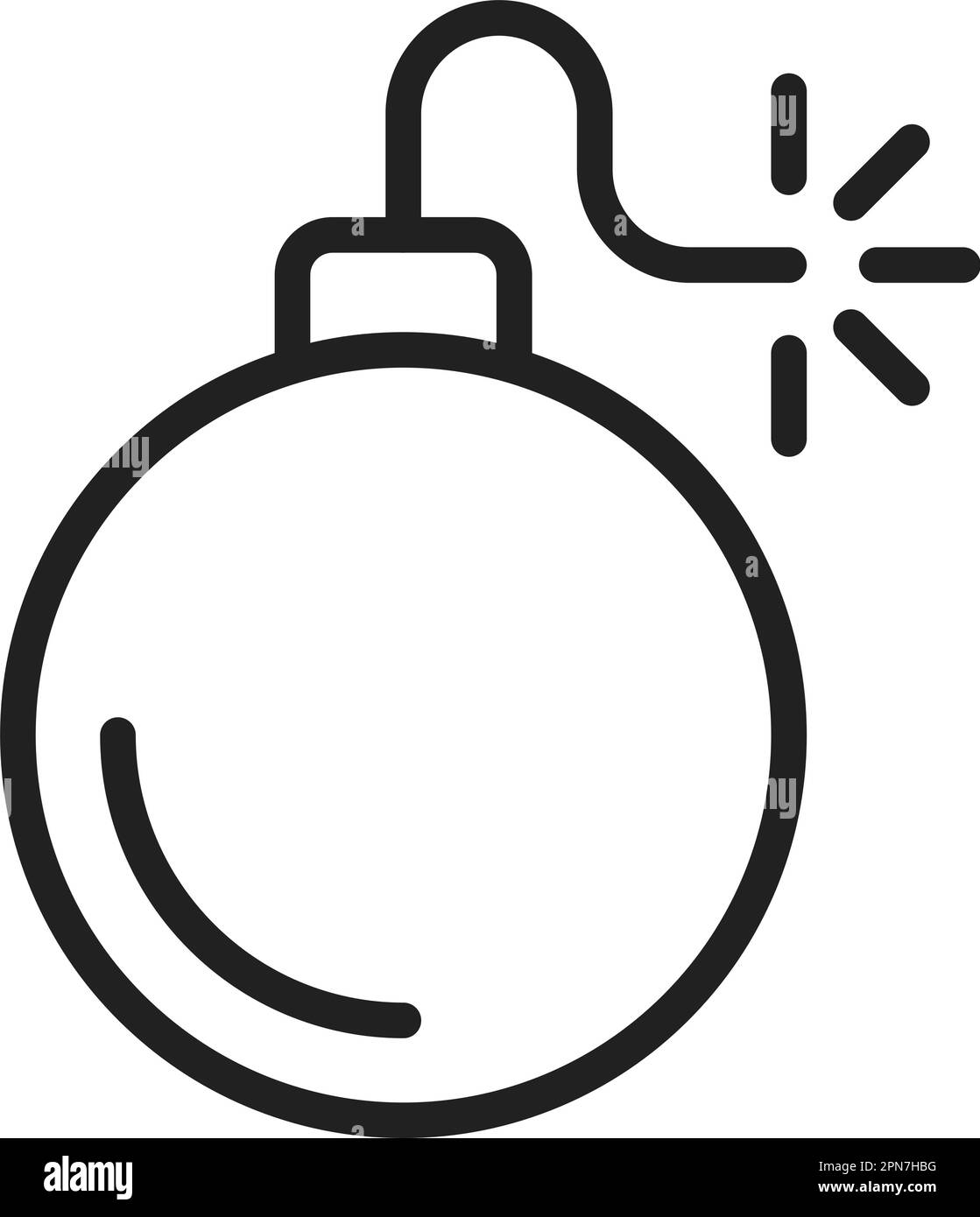 Bomb icon vector image. Suitable for mobile apps, web apps and print media. Stock Vector