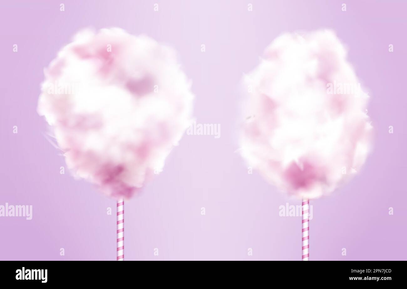 Cotton candy on stick Stock Vector Images - Page 2 - Alamy