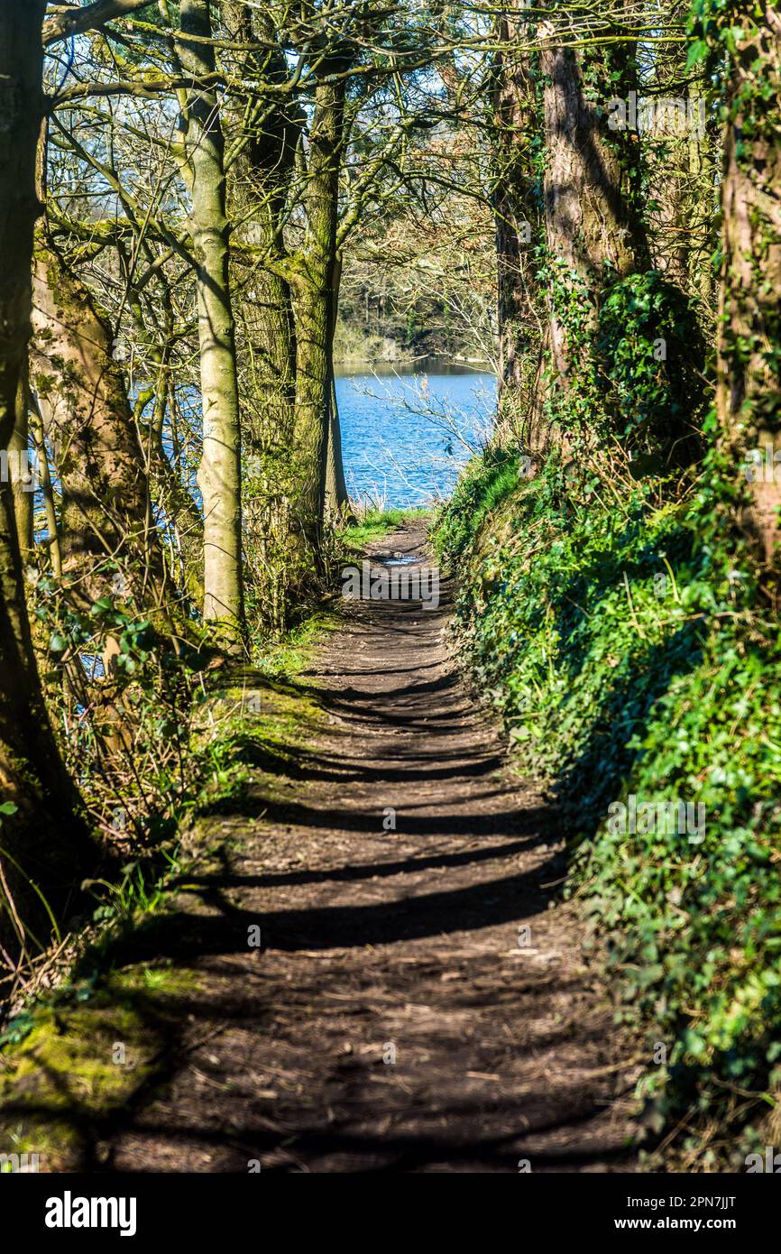 Worthington Lakes is made up of three lakes and fed by rain water Stock