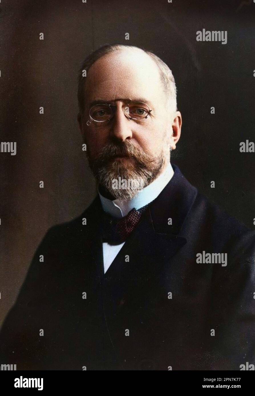 portrait de Johannes Franz Hartmann 1865-1935.German astrophysicist. Stock Photo