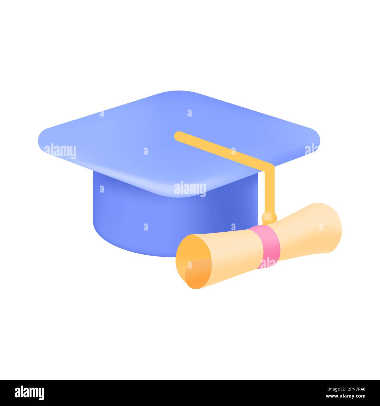 Blue Class of 2024 Graduation Cap Stock Vector Image & Art - Alamy