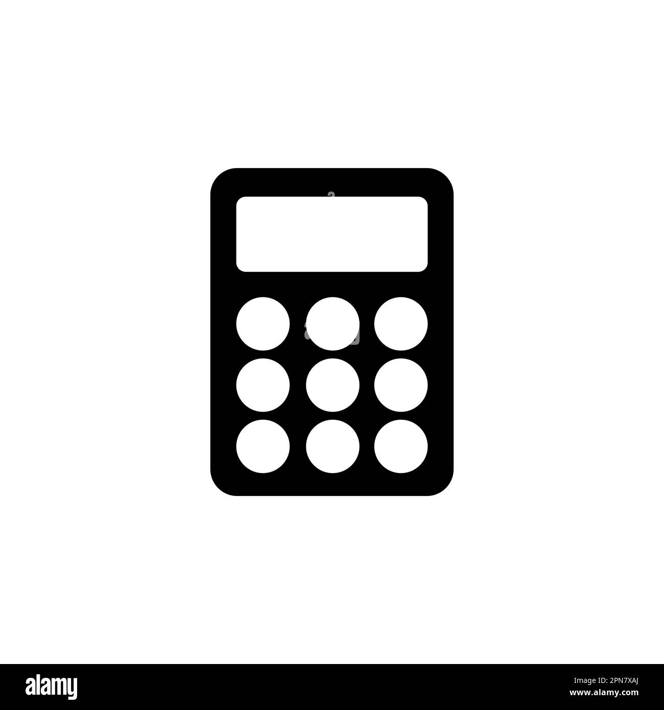 Calculator icon vector. Accounting calculator icon. calculator vector Stock  Vector Image & Art - Alamy