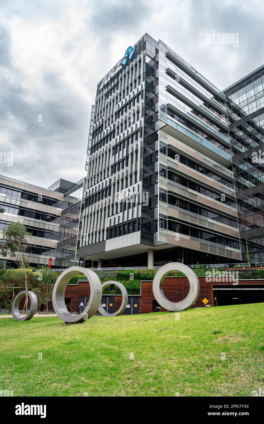 Melbourne, Australia Modern ANZ office building in Docklands Stock Photo Alamy