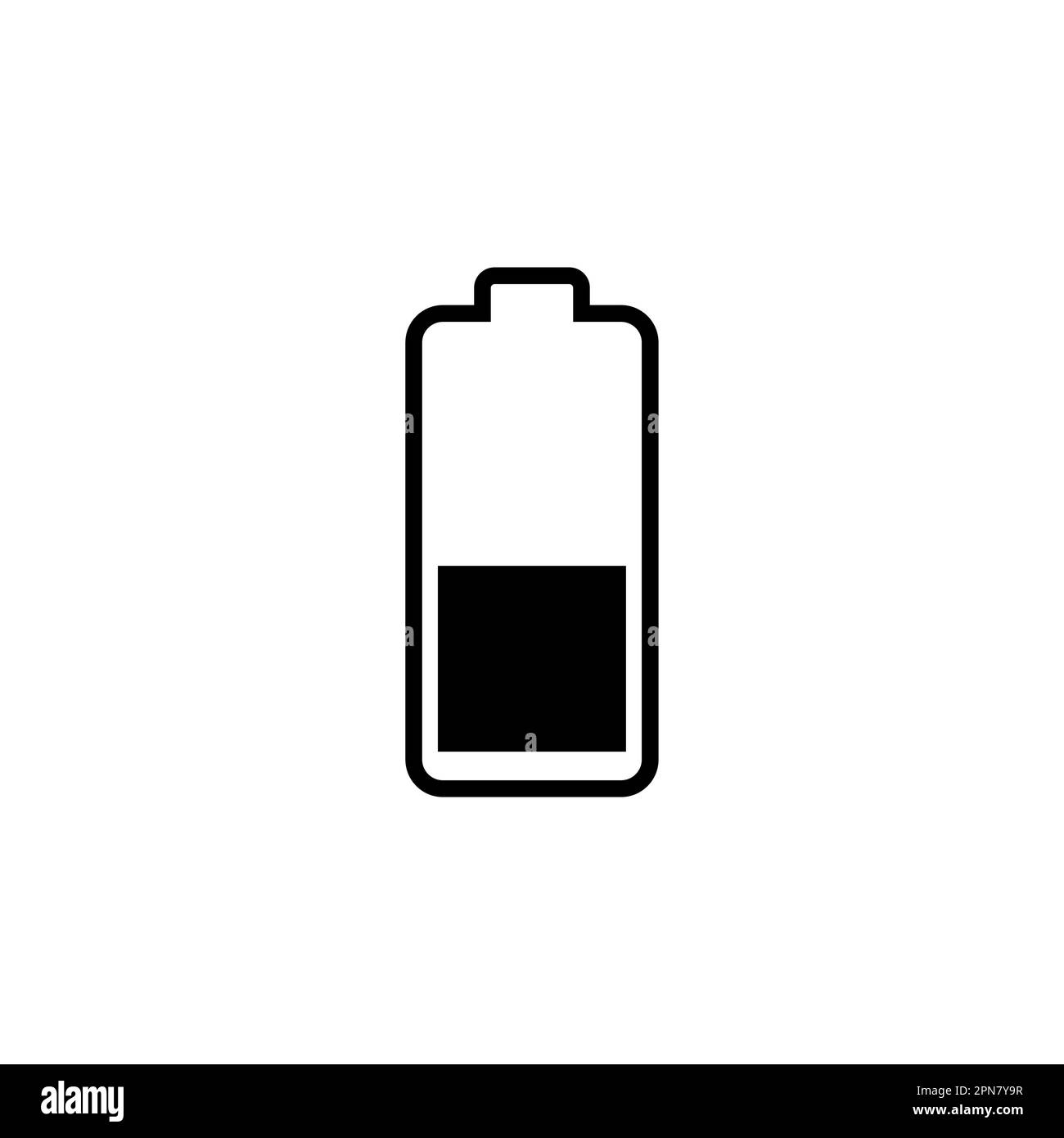 Battery vector icon. battery charge level. battery Charging icon Stock