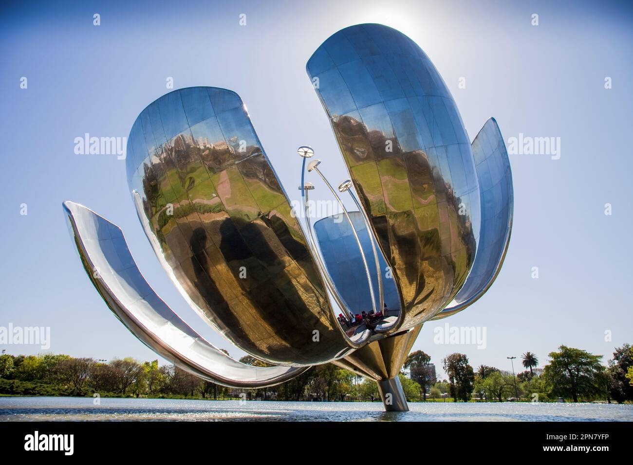 Argentina, Buenos Aires. This 18 ton stainless steel and aluminium ...