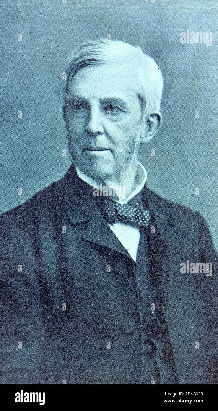 Oliver Wendell Holmes (born August 29th, 1809). Portrait photo by ...