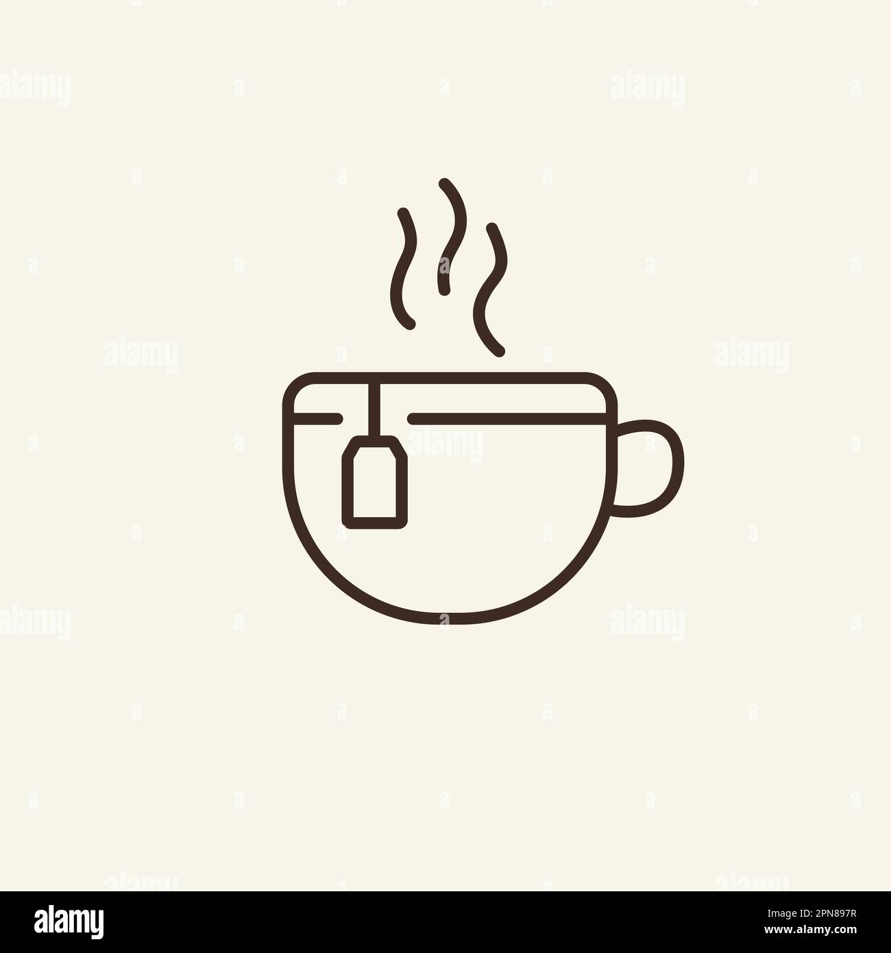 Hot lemon tea slice Stock Vector Images - Alamy