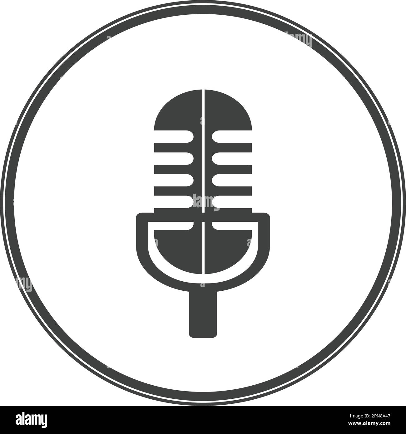 microphone sound audio icon vector illustration Stock Vector Image