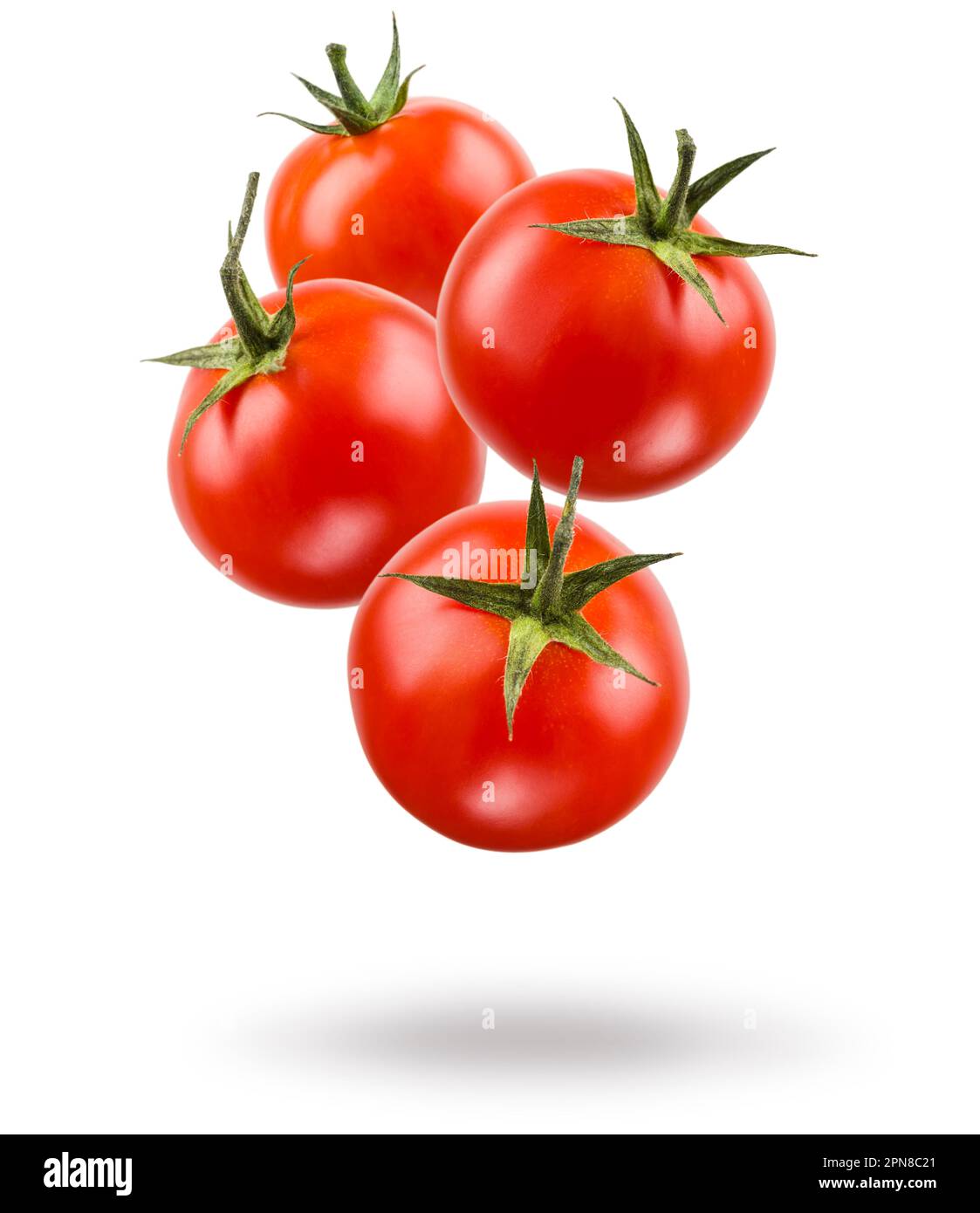 small-red-cherry-tomatoes-floating-on-white-background-stock-photo-alamy