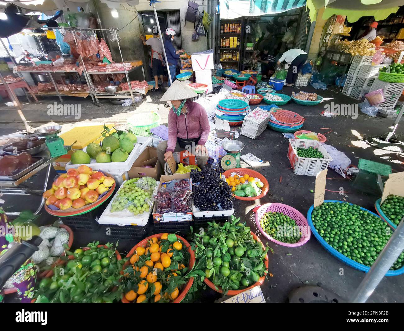 Saigon market herbs hi-res stock photography and images - Alamy