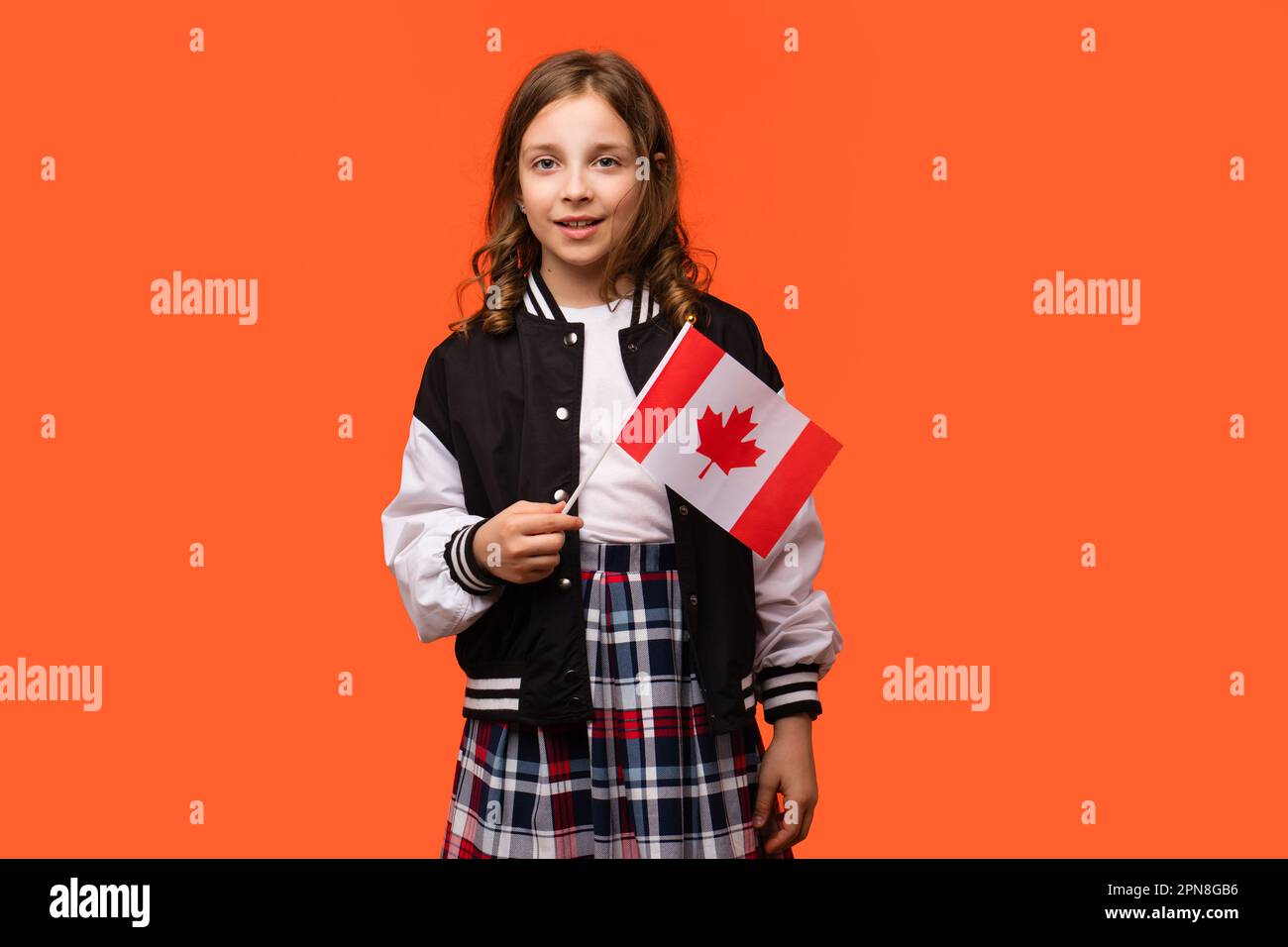 Happy canadian teen hi-res stock photography and images - Alamy