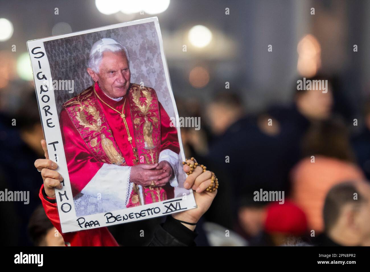 Vatican City, Jan. 05, 2023: Funeral mass of Pope Emeritus Benedict XVI ...