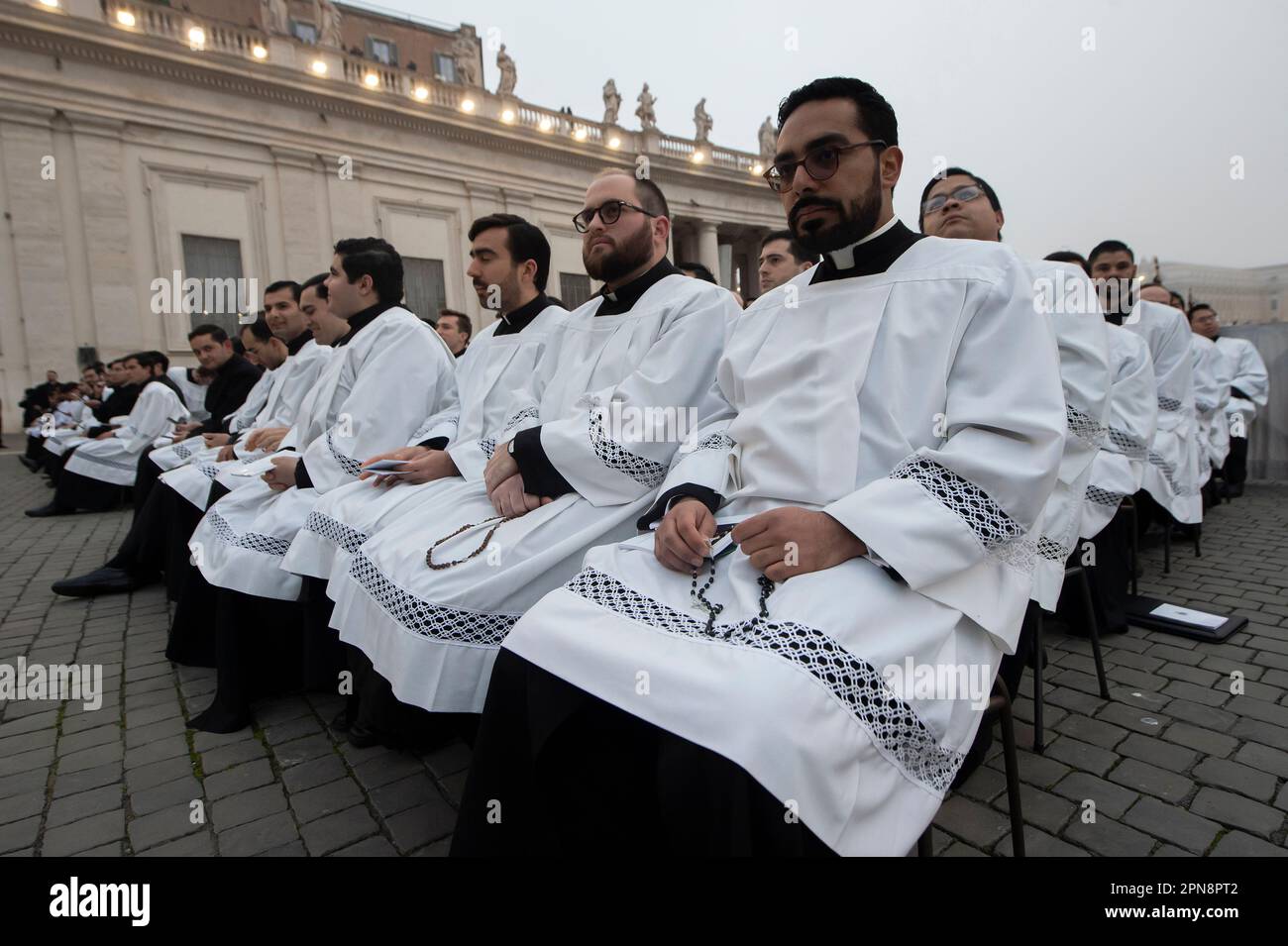 Vatican City, Jan. 05, 2023: Funeral mass of Pope Emeritus Benedict XVI ...