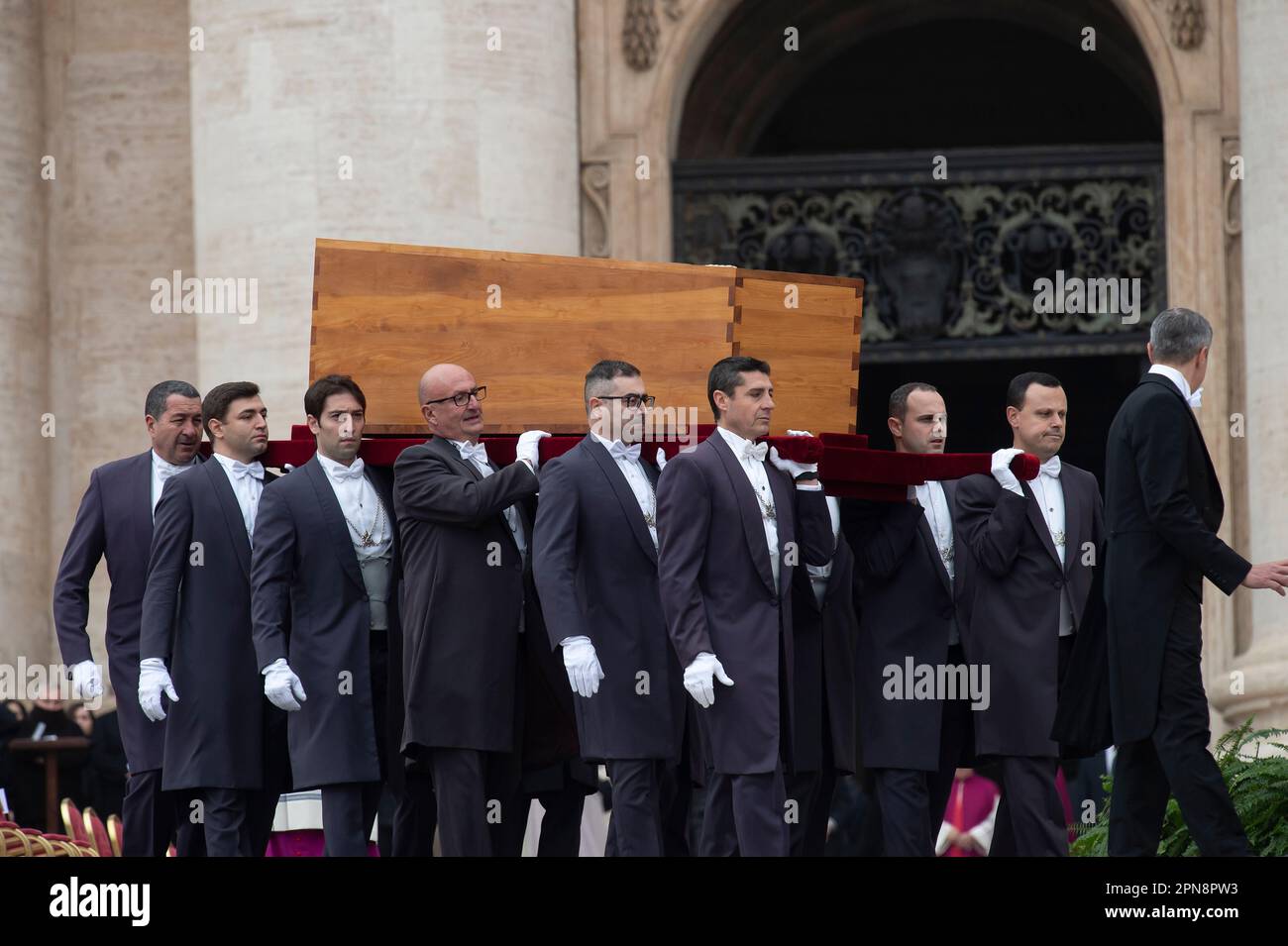 Vatican City, Jan. 05, 2023 Funeral mass of Pope Emeritus Benedict XVI