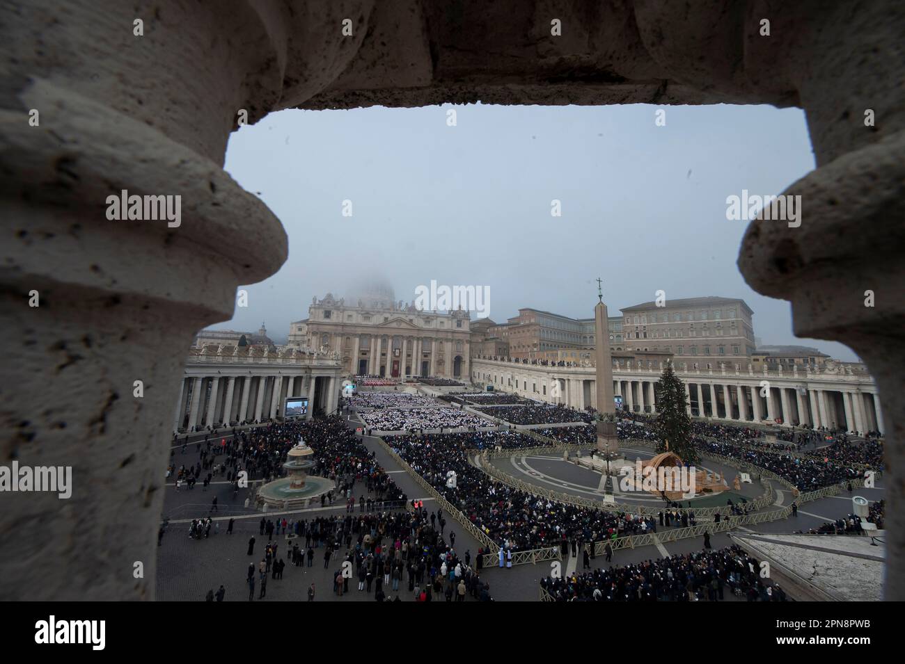 Vatican City, Jan. 05, 2023: Funeral mass of Pope Emeritus Benedict XVI ...
