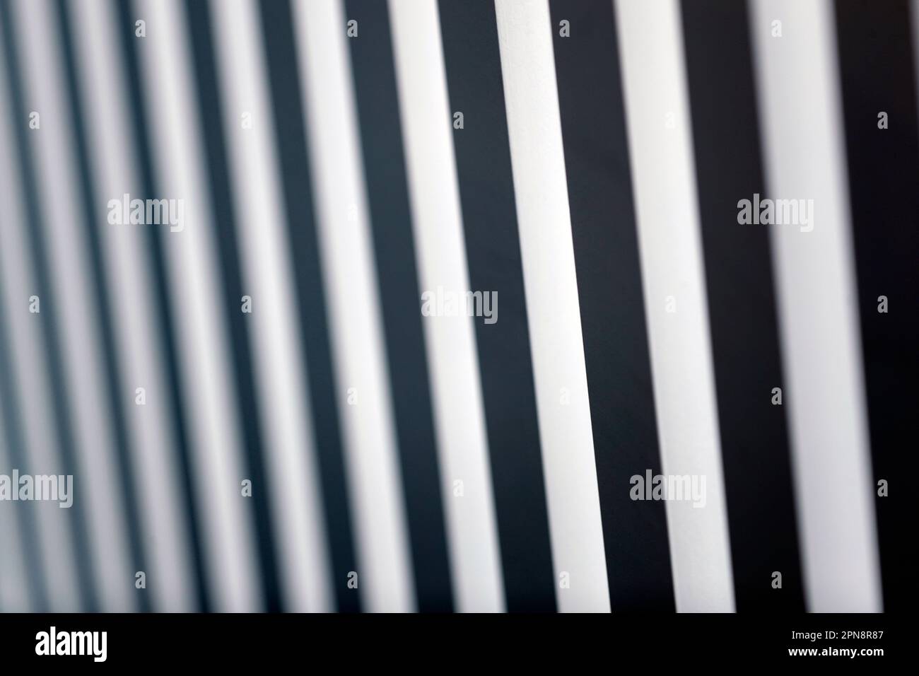 Shadows and abstract lines on wall surface. Cayman Islands. Stock Photo