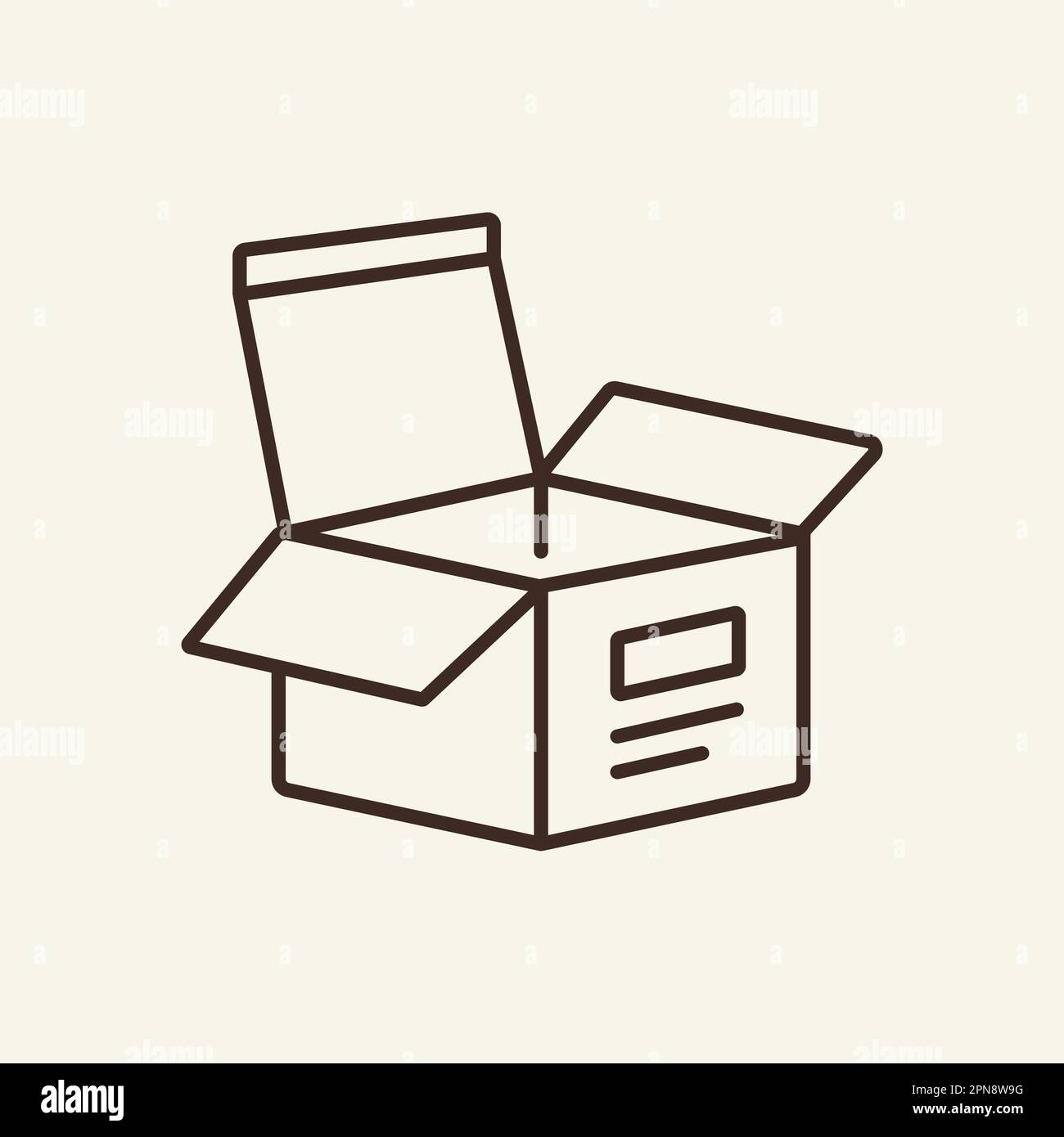 Post box line icon Stock Vector Image & Art - Alamy