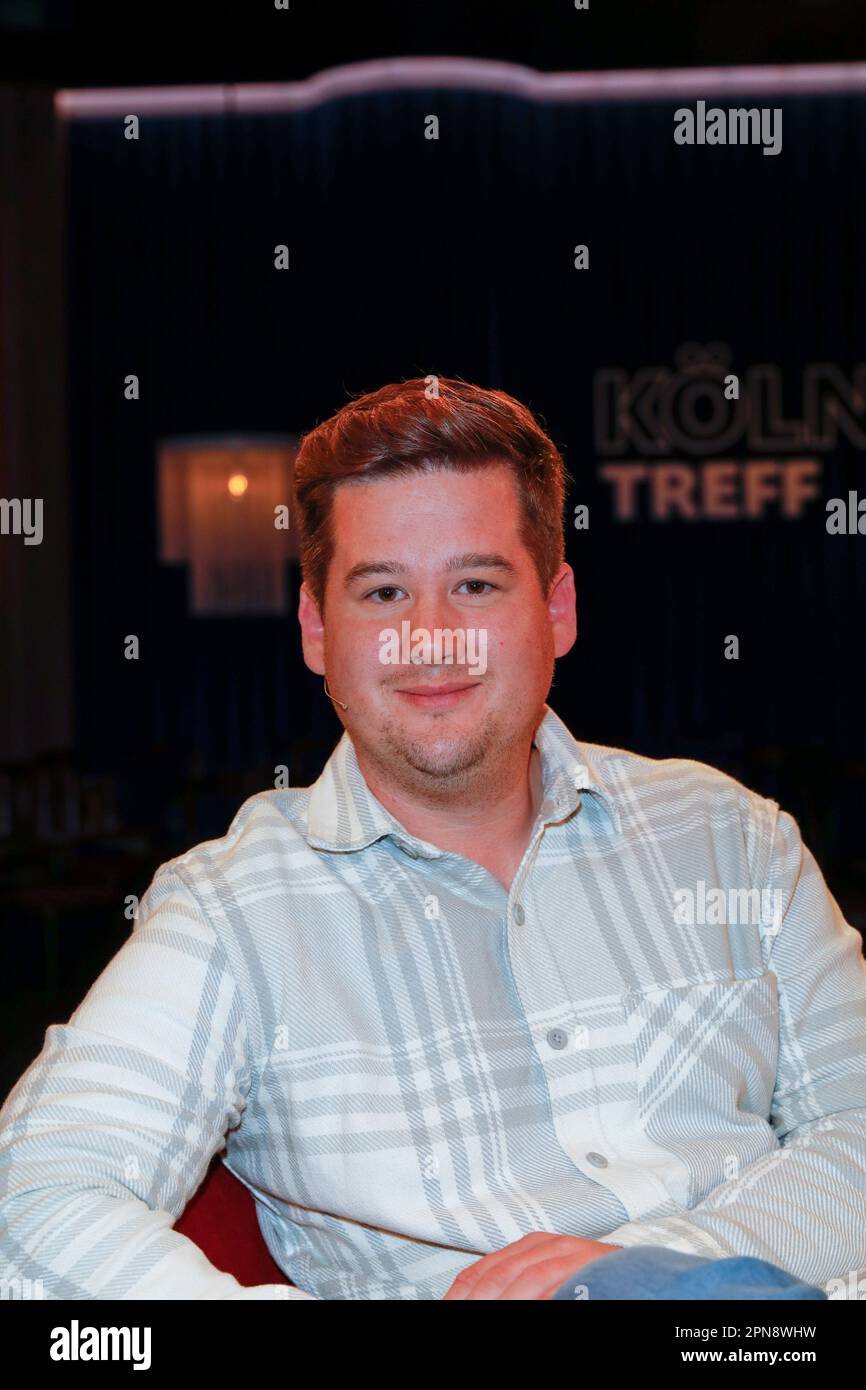Chris Tall bei der Aufzeichnung der WDR-Talkshow 'Kölner Treff' im WDR