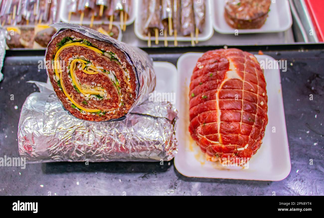 Traditional Butcher's Shop Selling HighQuality Meats and Cuts with