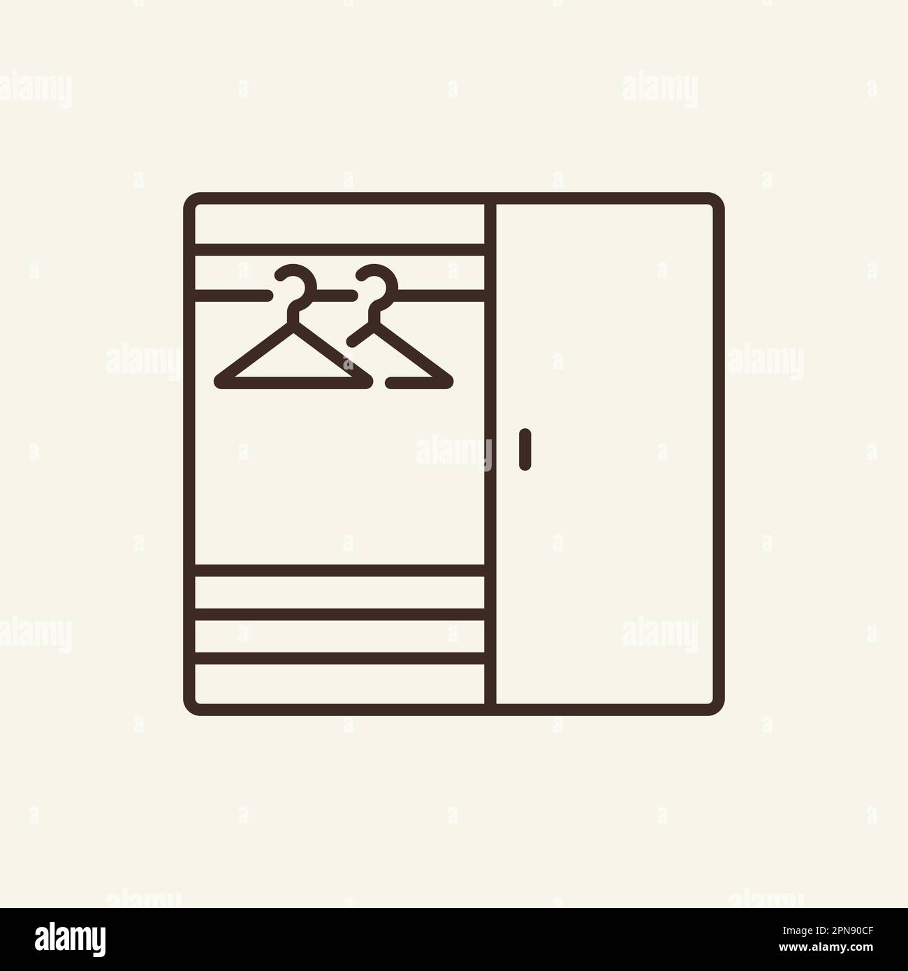 Icon dressing room wardrobe Stock Vector Images - Alamy