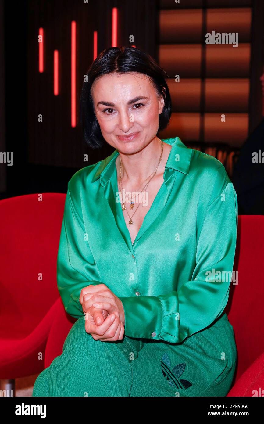 Mimi Fiedler bei der Aufzeichnung der WDR-Talkshow 'Kölner Treff' im WDR Studio BS 2. Köln, 10.02.2023 Stock Photo